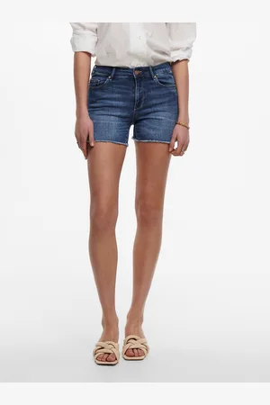 ONLY Onlblush Mellemhøj Talje Regular Fit Denim-shorts