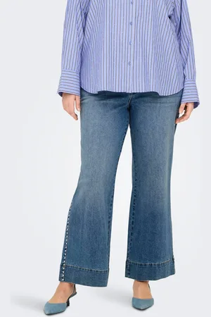 ONLY Carjuicy Høj Talje Wide Leg Fit Jeans