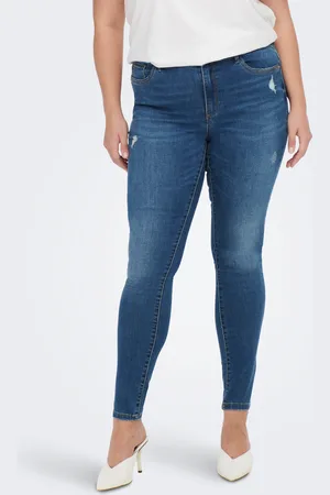 ONLY Carsally Mellemhøj Talje Skinny Fit Jeans