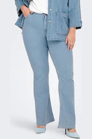ONLY Carhush Mellemhøj Talje Flared Fit Jeans