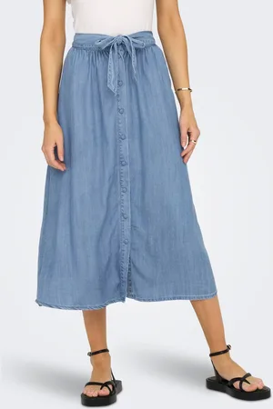 ONLY Onllaia Denim-nederdel