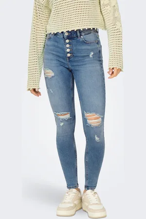 ONLY Onlbobby Mellemhøj Talje Skinny Fit Jeans