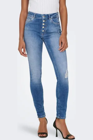 ONLY Onlbobby Mellemhøj Talje Skinny Fit Jeans