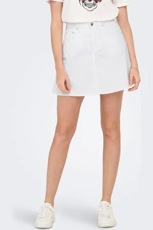 ONLY Onleden Denim-nederdel