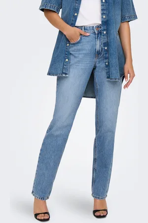 ONLY Onlbrenda Lav Talje Straight Fit Jeans