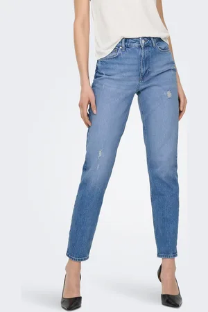 ONLY Onlemily Høj Talje Straight Fit Jeans