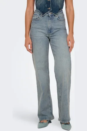 ONLY Onljuicy Høj Talje Wide Leg Fit Jeans