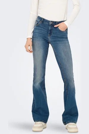 ONLY Onlblush Mellemhøj Talje Flared Fit Jeans