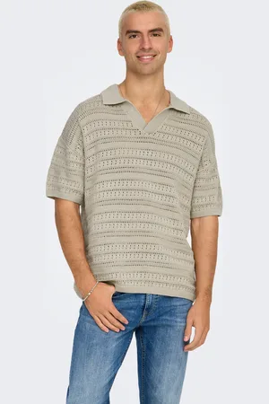 Only & Sons Onsgrayson Strikket Poloshirt
