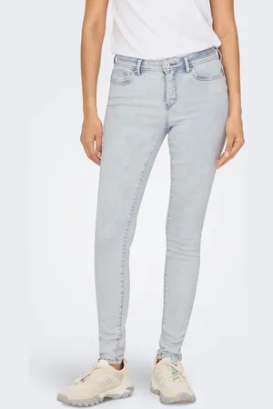 ONLY Onlwauw Mellemhøj Talje Skinny Fit Jeans