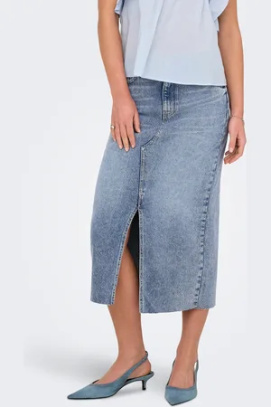 ONLY Onlella Denim-nederdel