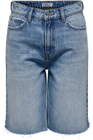ONLY Onlcaro Høj Talje Loose Fit Denim-shorts