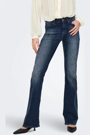 ONLY Onlblush Mellemhøj Talje Flared Fit Jeans