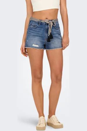 ONLY Jdybeate Høj Talje Skinny Fit Denim-shorts