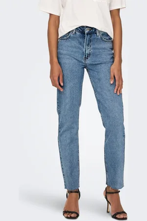ONLY Onlemily Høj Talje Straight Fit Jeans
