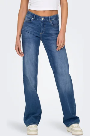 ONLY Onlblush Mellemhøj Talje Straight Fit Jeans