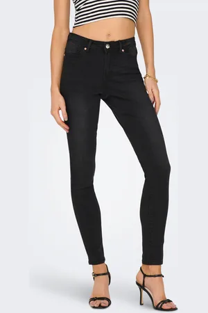 ONLY Onlwauw Mellemhøj Talje Skinny Fit Jeans