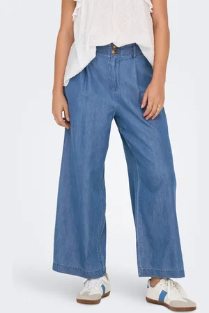 ONLY Onlbea Høj Talje Wide Leg Fit Jeans