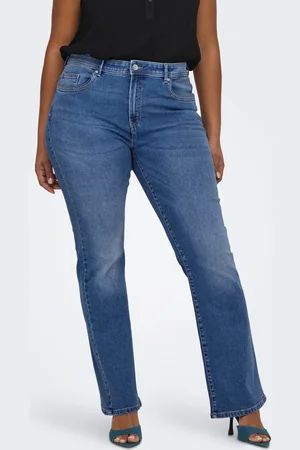 ONLY Carsally Mellemhøj Talje Flared Fit Jeans