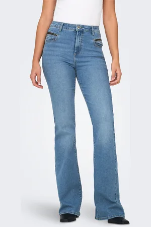ONLY Onlsandra Høj Talje Flared Fit Jeans