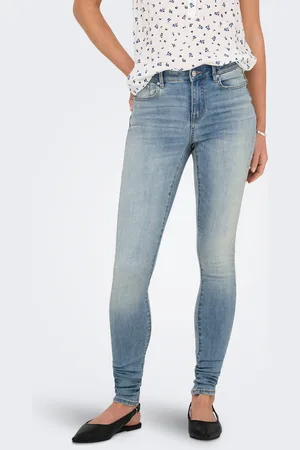 ONLY Onlwauw Mellemhøj Talje Skinny Fit Jeans