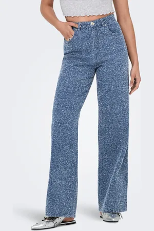 ONLY Onlamaya Høj Talje Wide Leg Fit Jeans