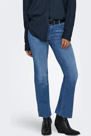 ONLY Onlann-kenya Mellemhøj Talje Flared Fit Jeans