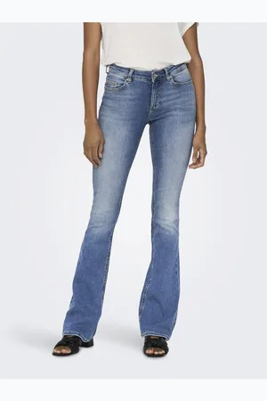ONLY Onlblush Mellemhøj Talje Flared Fit Jeans