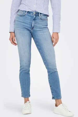 ONLY Onlemily Høj Talje Straight Fit Jeans