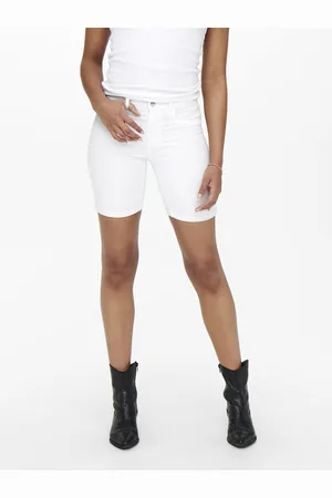 ONLY Onlrain Mellemhøj Talje Bodycon Fit Denim-shorts