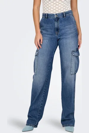 ONLY Onljune Høj Talje Straight Fit Jeans