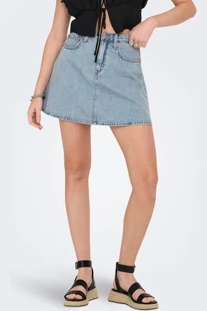 ONLY Onleden Denim-nederdel