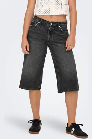 ONLY Onlcobain Mellemhøj Talje Loose Fit Denim-shorts