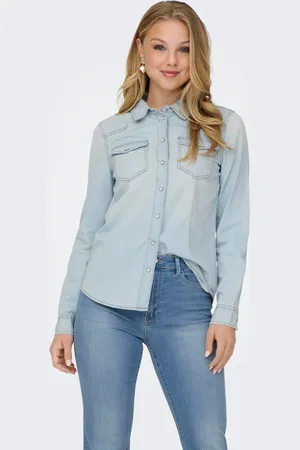 ONLY Onlalexa Denim-skjorte