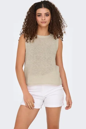 ONLY Knit Fit O-hals Strikket Top