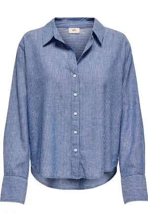 ONLY Regular Fit Skjortekrave Manchetter Med Knapper Volumenærmer Skjorte
