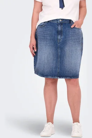 ONLY Carstella Rhinestone Denim-nederdel