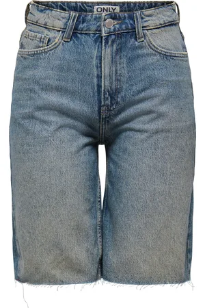ONLY Onlcaro Høj Talje Loose Fit Denim-shorts