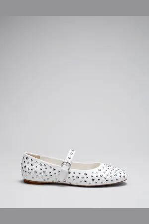 & OTHER STORIES Studded Leather Ballet Flats - , 36