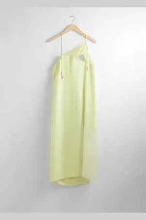 & OTHER STORIES Asymmetric Slip Midi Dress - , 32