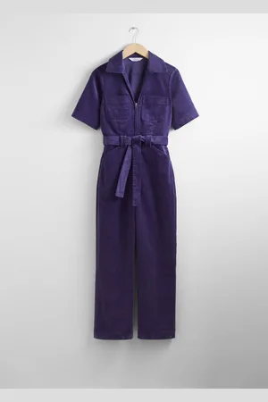 & OTHER STORIES Belted Corduroy Jumpsuit - , 32