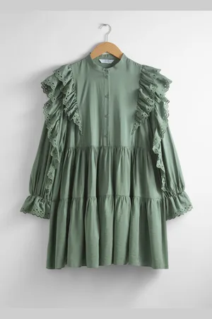 & OTHER STORIES Frilled Mini Dress - , XS