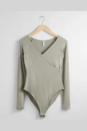 & OTHER STORIES Off-Shoulder Wrap Bodysuit - , XS