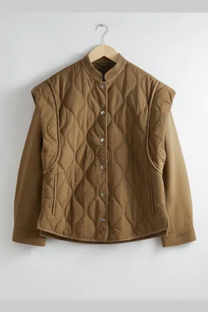 & OTHER STORIES Quilted Extended-Shoulder Jacket - , XS