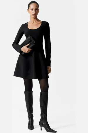 & OTHER STORIES Knitted Peplum Mini Dress - , XS
