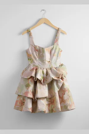 & OTHER STORIES Tiered Bubble Mini Dress - , 44