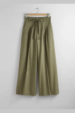 & OTHER STORIES Wide Belted Trousers - , 32