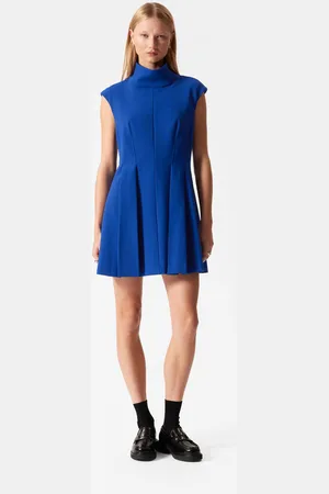 & OTHER STORIES Turtleneck Pleated Mini Dress - , 32