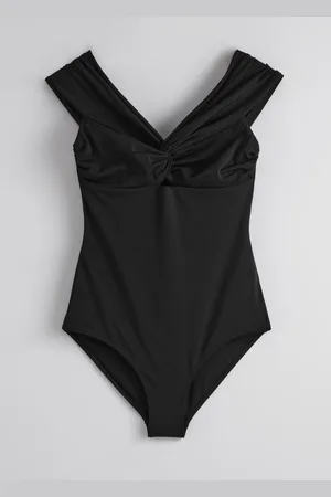 & OTHER STORIES Gathered V-Cut Swimsuit - , 32