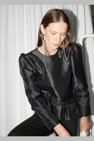 & OTHER STORIES Asymmetric Ruffle-Peplum Blouse - , 32
